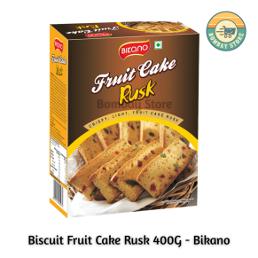 Biscuit Fruit Cake Rusk 400G - Bikano