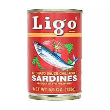 Ligo Small Sardines – Chili Sauce 155g