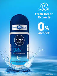 Nivea Roll-on Fresh Active