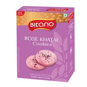 Premium Cookies Rose Khatai 320 g - Bikano
