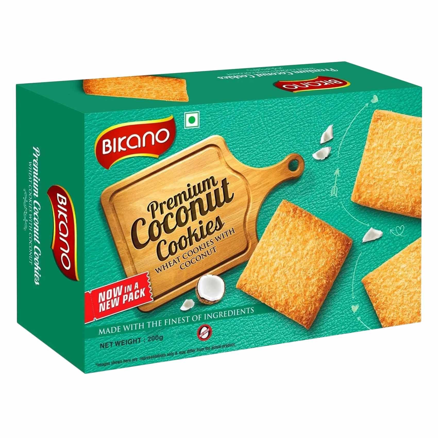 Premium Cookies Coconut – 200 g - Bikano