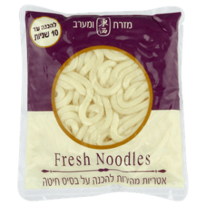 EAST & WEST - אטריות להכנה מהירה ע"ב חיטה עבות 200 גרם (כשר)