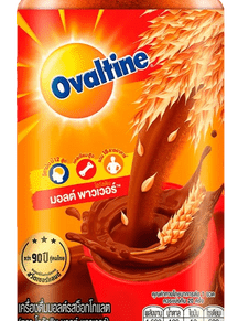 OVALTINE - אבקה על בסיס תמצית לתת שעורה להכנת משקה בטעם שוקולד 400 גרם (תאילנד)