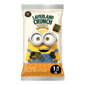 TASTE OF ASIA - Roasted Seaweed Snack with Sea Salt Flavor 4.5 grams (Kosher)