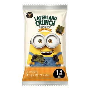 TASTE OF ASIA - Roasted Seaweed Snack with Sea Salt Flavor 4.5 grams (Kosher)