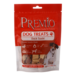 Premio dog sushi duck snack 100 gr
