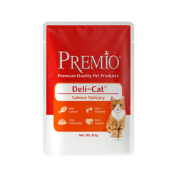 Premio Whole Salmon pouch 85g