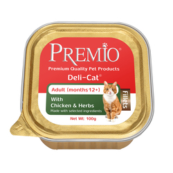 Premio Deli Cat Chicken and Vegetables 100g