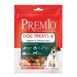 Premio diced salmon and chicken 100g