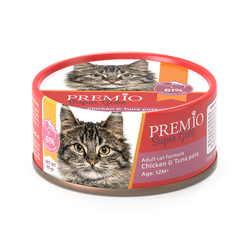 Premio chicken & tuna for an adult cat 85 g