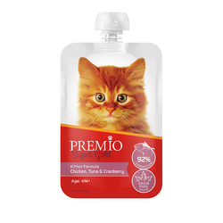 Premio chicken & tuna puree for kittens 90 g