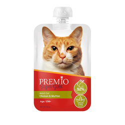 Premio chicken & lamb puree for cats 90 g