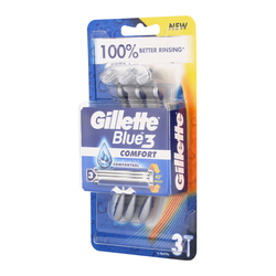 Gillette Blue 3 Plus Comfort Disposable Razors 3pcs