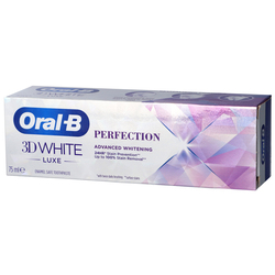 Oral-B 3D White Luxe Perfection Mint Toothpaste Whitening Enamel Protect - 75ml