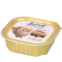 La Cat Cat Food with Beef Meat 100g