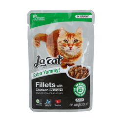 La Kat slice pouch with chicken in sauce