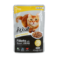 La Cat Pouch for Cat Slices with Jelly Beef