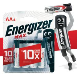 Energizer Max AA 4pk