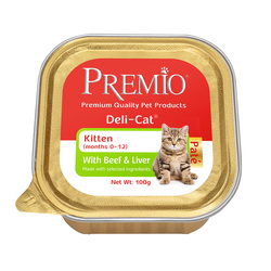 Premio Deli-Cat Feta Cat Beef and Liver 100 g