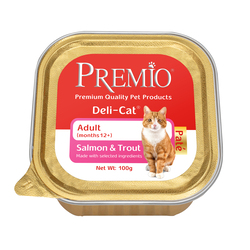 Premio Deli-Cat Cat Salmon Trout Delicacy 100 g