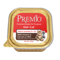 Premio Deli Cat Chicken, Carrot and Milk 100 g
