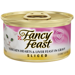 Chicken Hearts & Liver Feast In Gravy Sliced Cat Food