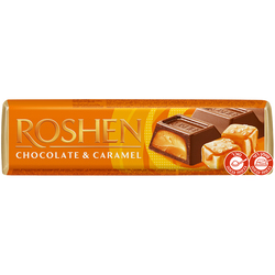 ROSHEN CARAMEL MILK CHOCOLATE BAR N173 43GR