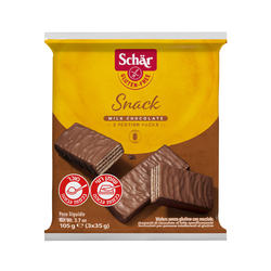 SCHAR GLUTEN FREE SNACK CHOCOLATE BAR 105G