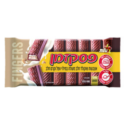 Pesek zman chocolate fingers filled with waffles & milk cream 100g