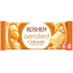 Roshen White Caramel Bubble Chocolate 80g