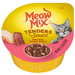 Cat Food Tender Favorites Real Chicken & Beef In Sauce