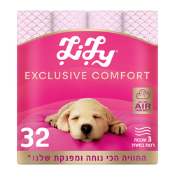 Lilly Exclusive Toilet Paper 3 layers 32Roll