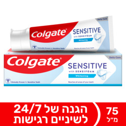 Sensitive with Sensifoam Whitening Toothpaste