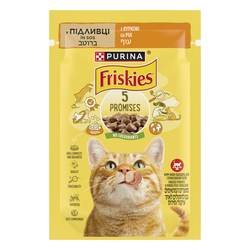 Purina Friskies Canned Cat Food With Chicken 85g