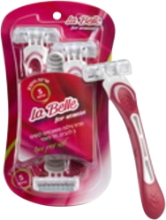 La Belle Shaving Bladdes 3 blades 5 pcs