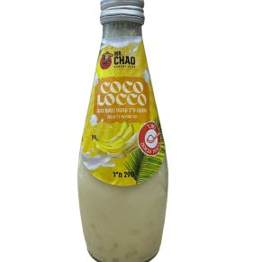 "MR.CHAO" משקה ע"ב קוקוס בטעם בננה עם חתיכות ג'ל קוקוס 290 מ"ל