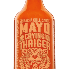 CRYING THAIGER - רוטב צ'ילי סריראצ'ה עם מיונז ספייסי מיונז 440 מ"ל (ללא גלוטן, טבעוני)