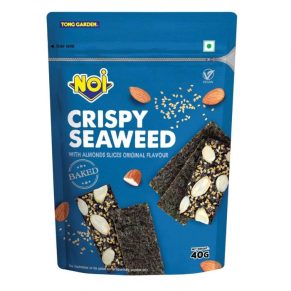 Seaweed snack with sliced ​​almonds 40 g.