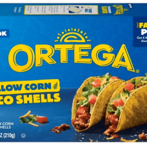 ORTEGA - Mexican tacos ready to eat based on yellow corn 210 grams 18 pieces (kosher, gluten-free)