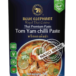 BLUE ELEPHANT -  מחית להכנת מרק טום יאם 70 גרם (מתאים לצמחונים, ללא גלוטן)
