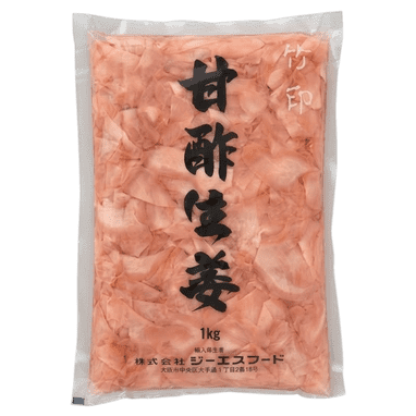 GS FOOD - Pink Pickled Ginger 1 kg (Expiry: 05.11.2026)