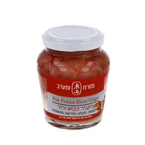 EAST & WEST ג'ינג'ר ורוד כבוש ללא מונוסודיום 160 גרם (כשר)