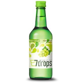 7Drops - משקה סוג'ו קוריאני בטעם ענבים 360 מ"ל 12.5% כהל