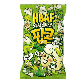 HBAF - חטיף פופקורן בטעם מיונז ווסאבי 80 גרם