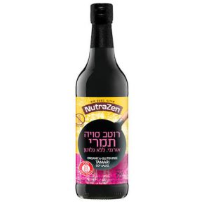 NUTRAZEN - רוטב סויה תמרי אורגני 250 מ"ל (כשר, ללא גלוטן)
