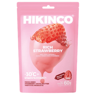 HIKINCO - תות מיובש בהקפאה בציפוי בטעם מאצ'ה 60 גרם - Image 7