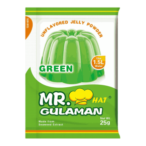 "Mr.Gulman" ערכה להכנת ג'לי (ג'לטין) בצבע ירוק 25 גרם