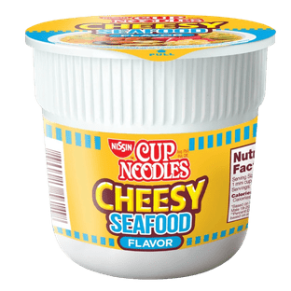 CUP NOODLES - ערכה להכנת אטריות בטעם פירות ים וגבינה 50 גרם