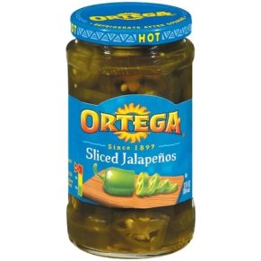 ORTEGA - Jalapeño pepper slices in a 354 ml jar (kosher)