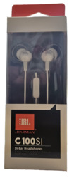 JBL C100 Sl Earphone with Mic (White)